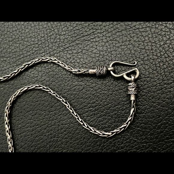 Sterling Silver .925 Byzantine Style Necklace - Picture 5 of 5